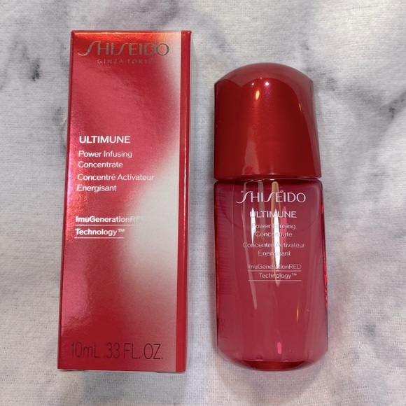 Shiseido Red Floral Bag Beauty Gift Set - 6pc, Cleansing, Serum, Firming, Eye - Picture 7 of 15